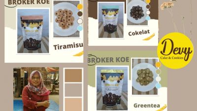 Peluang Usaha dari Broker Koe, Brownies Kering Mini Persembahan Devy Cake and Cookies
